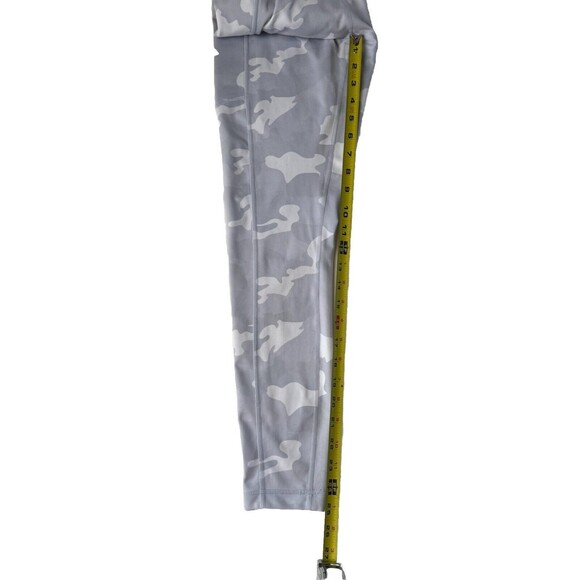 Yogalicious Lux Camo Gray Leggings Side Pocket Size Small - Picture 7 of 12